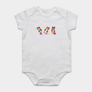 HoRSe PRiNT ' THe HaPPY HoRSeS' EQueSTRiaN GiFTS Baby Bodysuit